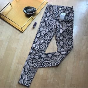 NWT | zara | python skinnies